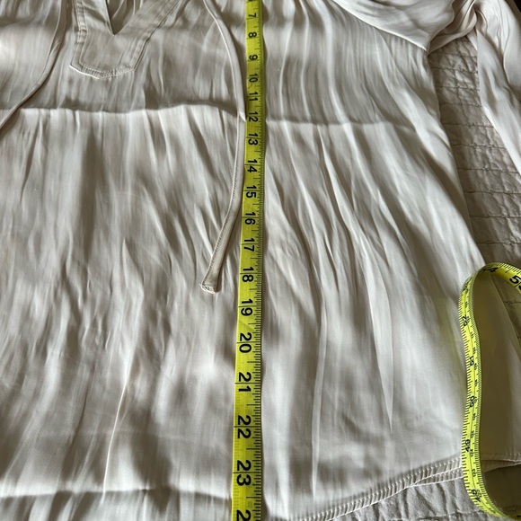 Satin V-Neck Top - Picture 7 of 7